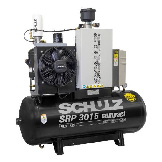 COMPRESSOR SCHULZ SRP3015 COMPACT 15CV TRIF