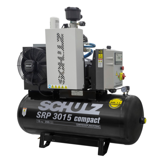COMPRESSOR SCHULZ SRP3015 COMPACT 15CV TRIF