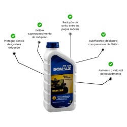 ÓLEO LUBRIFICANTE SCHULZ P/ COMPRESSOR