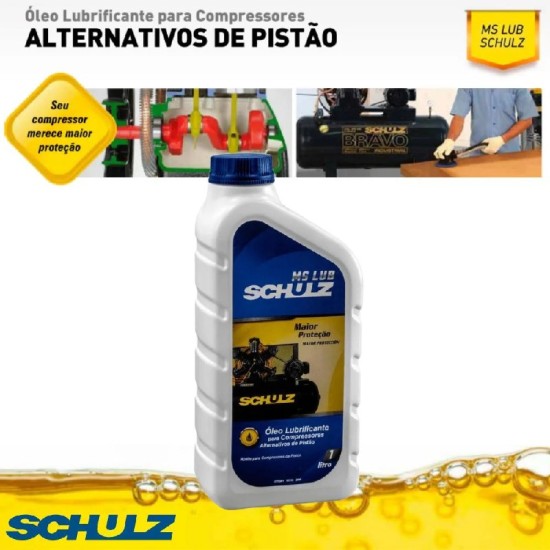 ÓLEO LUBRIFICANTE SCHULZ P/ COMPRESSOR