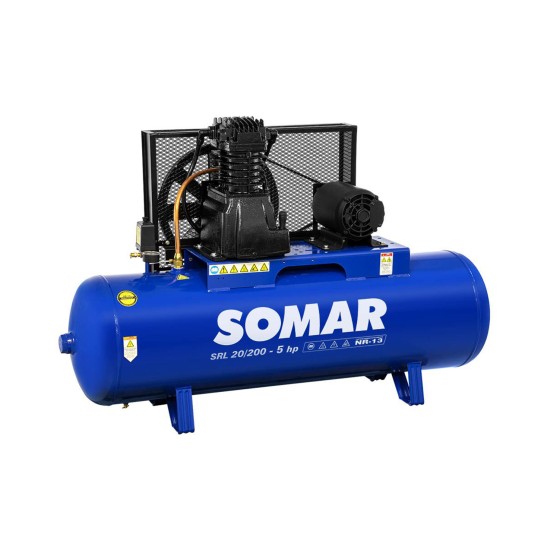 COMPRESSOR SOMAR 20 SRL200L 5CV TRIF
