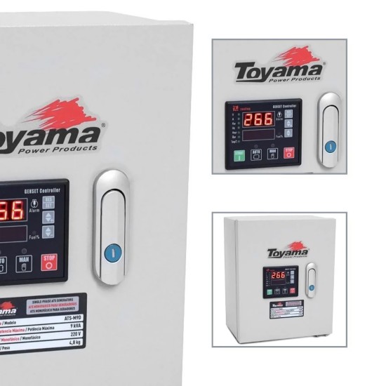 PAINEL ATS TOYAMA ATS-M9D – MONOFÁSICO 220V