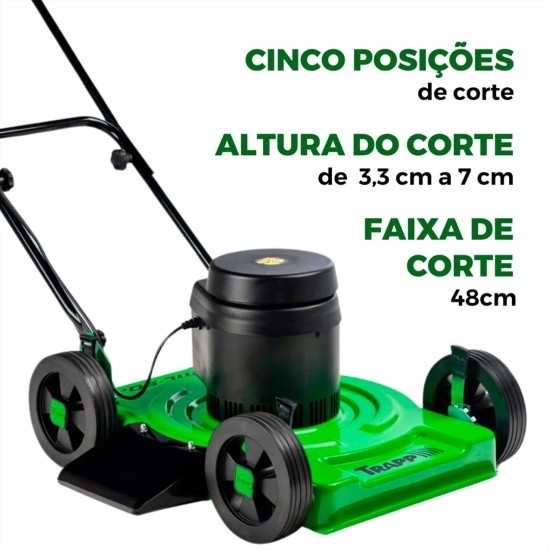 CORTADOR DE GRAMA TRAPP MC-50E – 2500W MONOFÁSICO