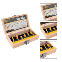 JOGO DE FRESAS VONDER C/ 6 PÇS 