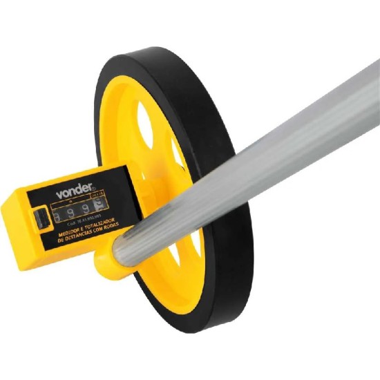 MEDIDOR DE DISTÂNCIA VONDER COM RODA - 4 DÍGITOS 