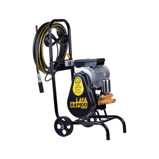 LAVADORA ZM DE ALTA PRESSÃO 1CV LR-S 14 MONO COM CARRINHO