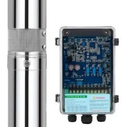 BOMBA SUBMERSA SOLAR PARA POÇO 500W  COM 3 PLACAS 3P-48V ZM